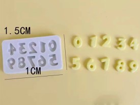 Molde silicona numeros chicos